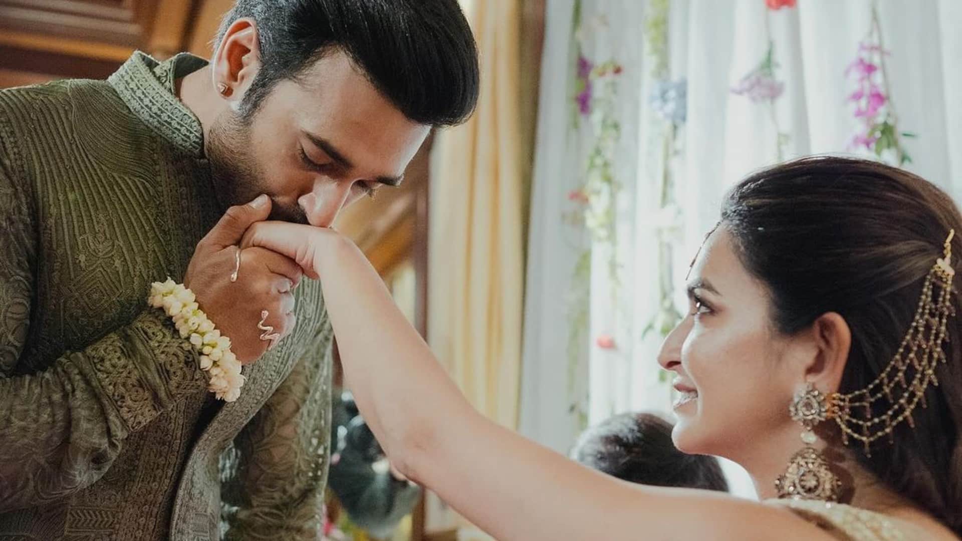 Pulkit Samrat shared inside photos of mehndi night with Kriti Kharbanda click here to see the unseen photos