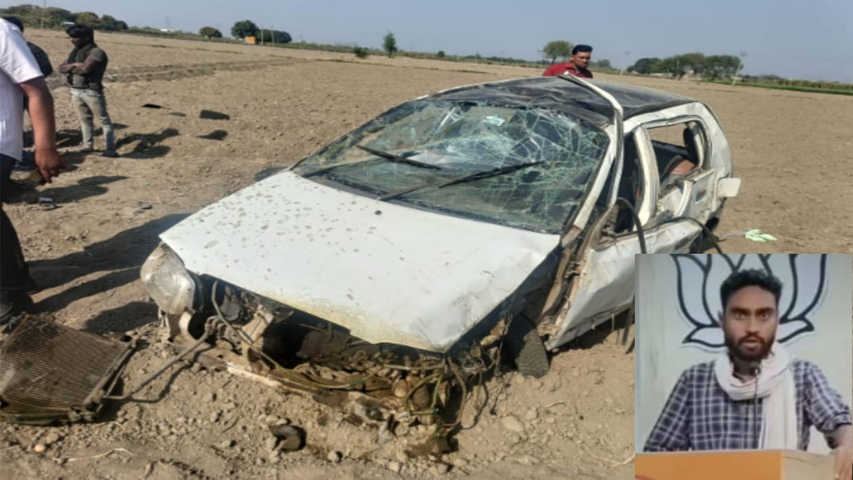A youth has died in car accident on Meerut Bulandshahr Highway in Meerut