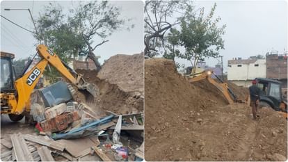 Bihar: boundary wall of school in Nalanda fell on kiosk, 4 people got crushed and injured