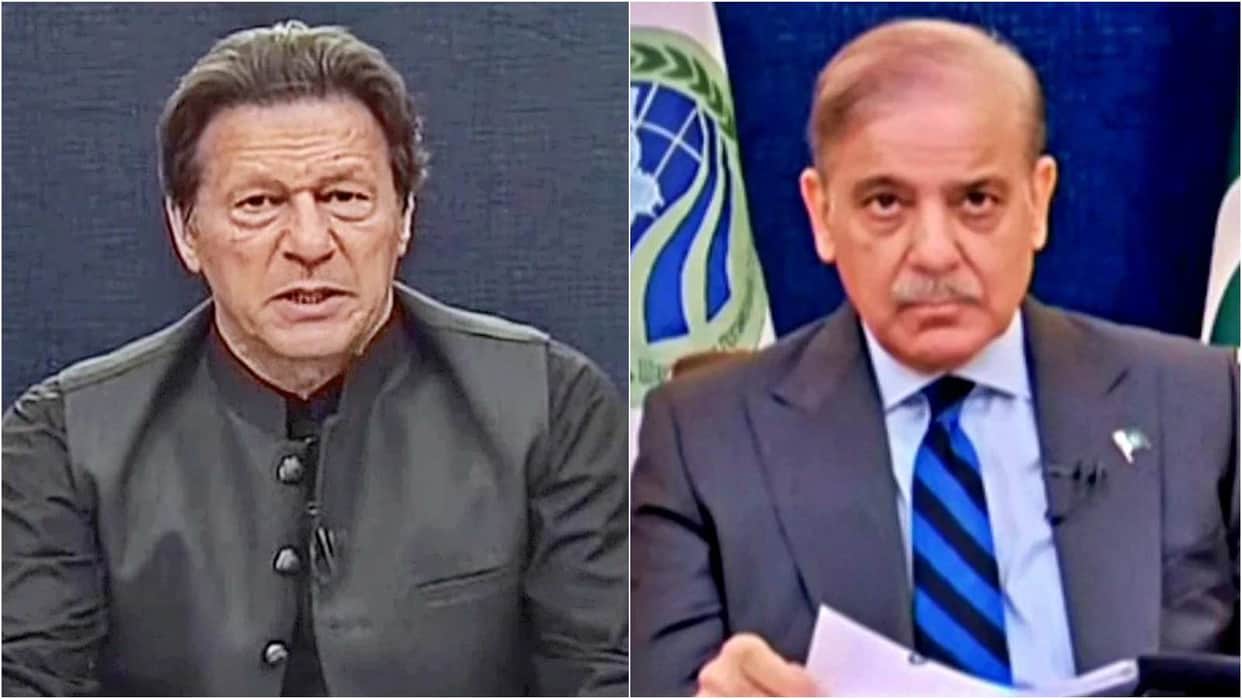 Pakistan PM Shehbaz Sharif with Ministers no Salary Imran Khan claim on Govt Tenure