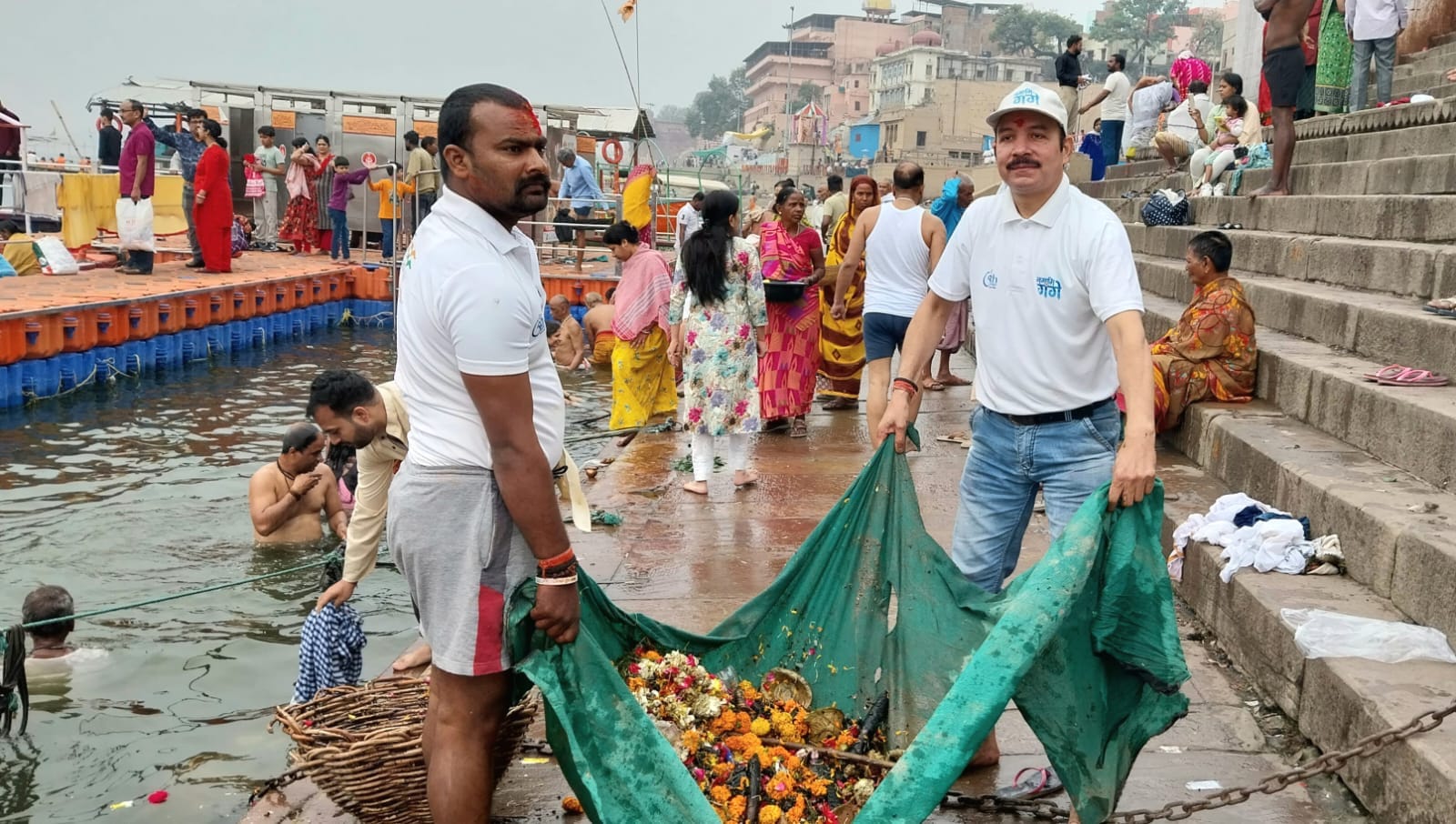 Rangbhari Ekadashi 2024 Holi celebration in Gauri Kedareshwar temple