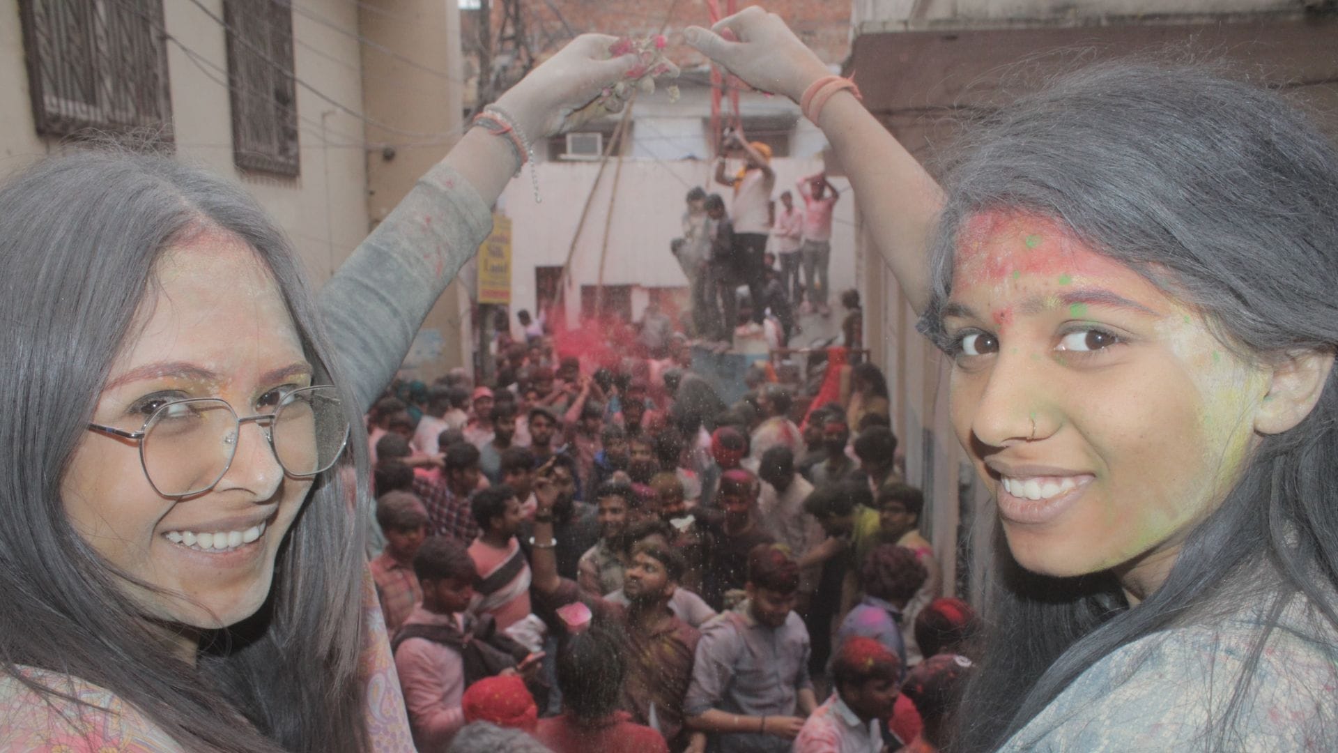 Holi In Varanasi Baba Vishwanath and Maa Gaura Barat Celebration with Gulal