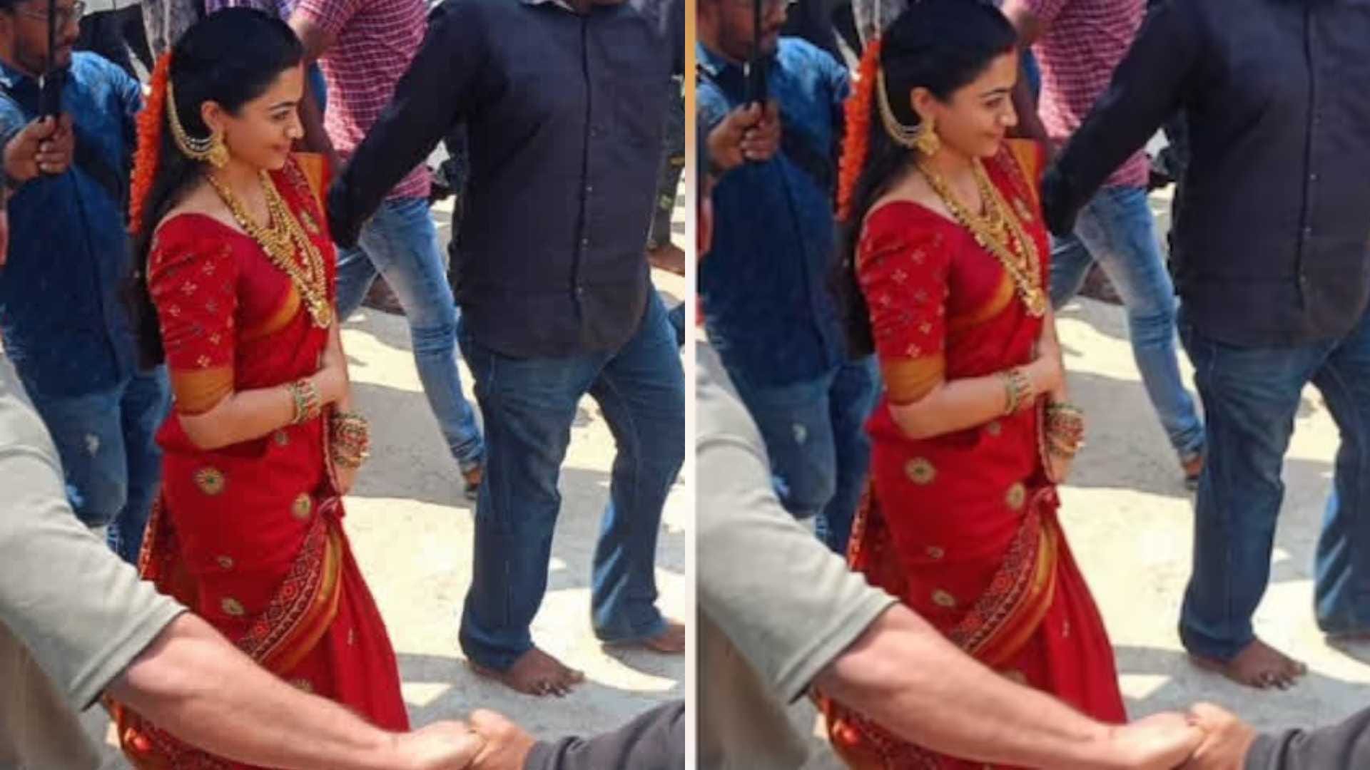 allu arjun film pushpa 2 the rule shooting start at andhra pradesh yaganti temple rashmika mandanna shares pic