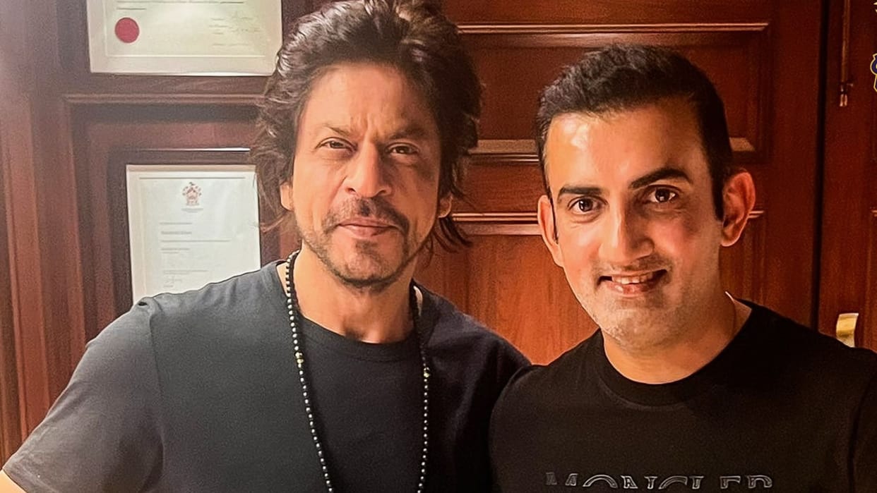 Shah Rukh Khan sent special message to Gautam gambhir to comeback with KKR former cricketer revealed story