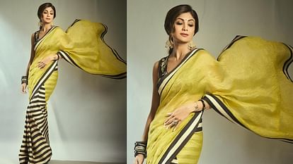 trendy saree collection of shilpa shetty for every woman