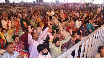 Dhirendra Krishna Shastri in Moradabad, India should become a Hindu nation, this is my aim