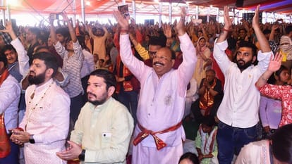 Dhirendra Krishna Shastri in Moradabad, India should become a Hindu nation, this is my aim