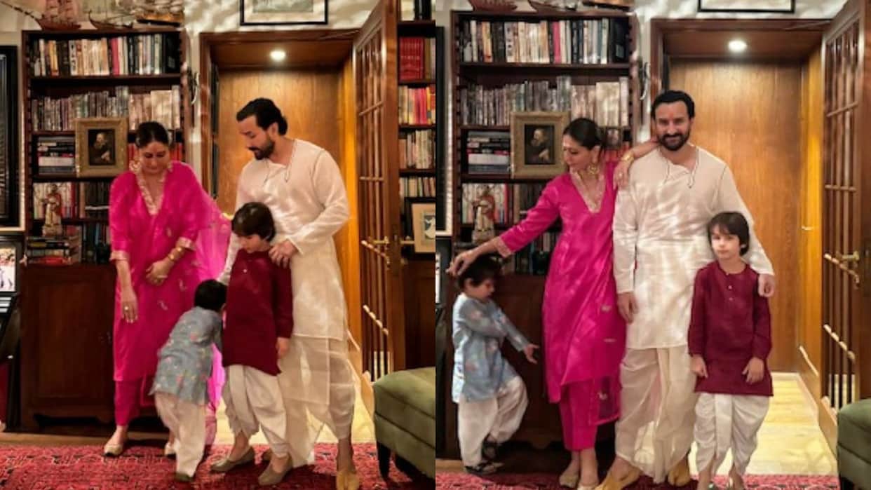 Crew star kareena Kapoor reveals Jeh has father naughtiness says his sense of humour comes from Saif ali khan
