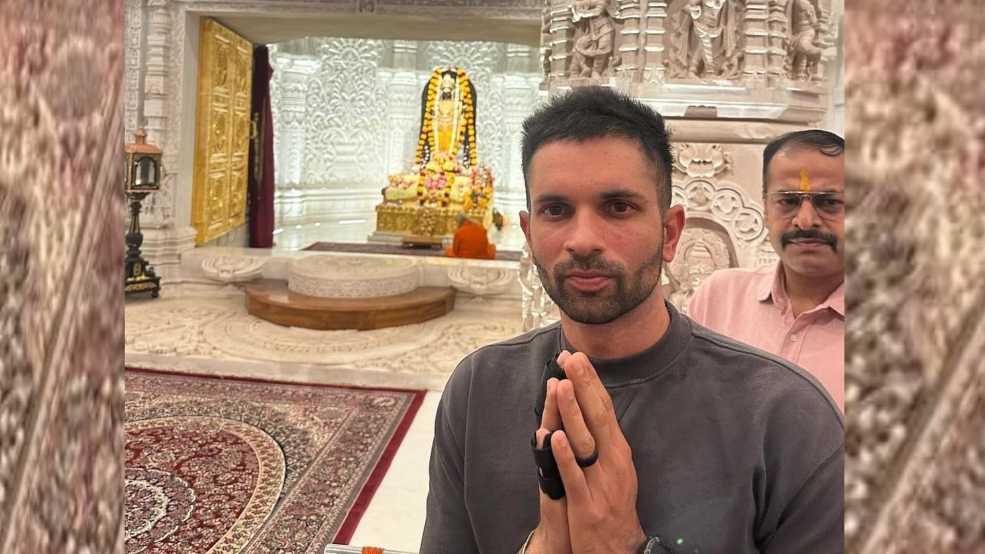 IPL team Lucknow visits Ram temple in Ayodhya.