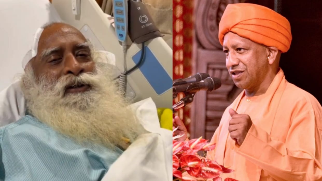 CM Yogi Adityanath wishes speedy recovery for Sadhguru.