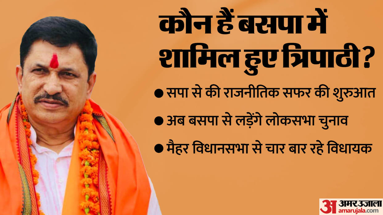 MP Lok Sabha Election 2024 Who is BSP Candidate Narayan Tripathi Political Career Satna News in Hindi