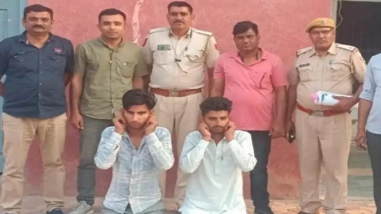Hanumangarh Criminal arrested for stealing Bolero from Tehsil premises with reward of Rs 10,000 each