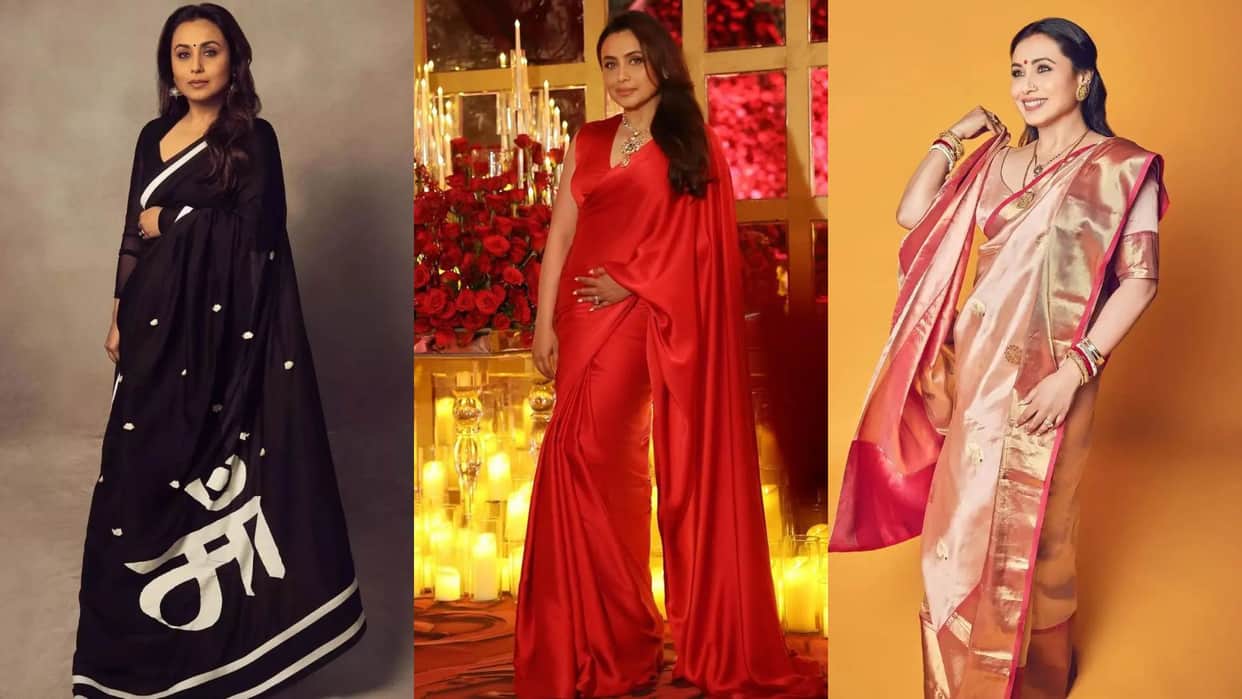 rani mukerji birthday special rani mukerji beautiful saree photo