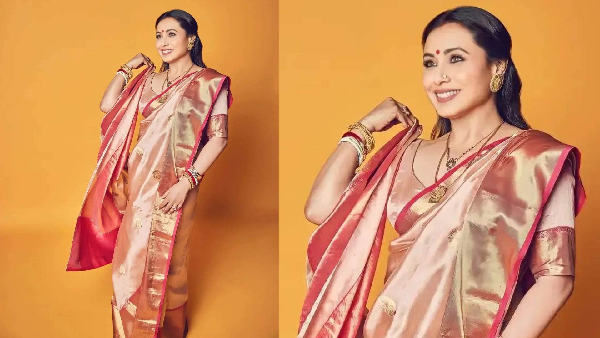 rani mukerji birthday special rani mukerji beautiful saree photo
