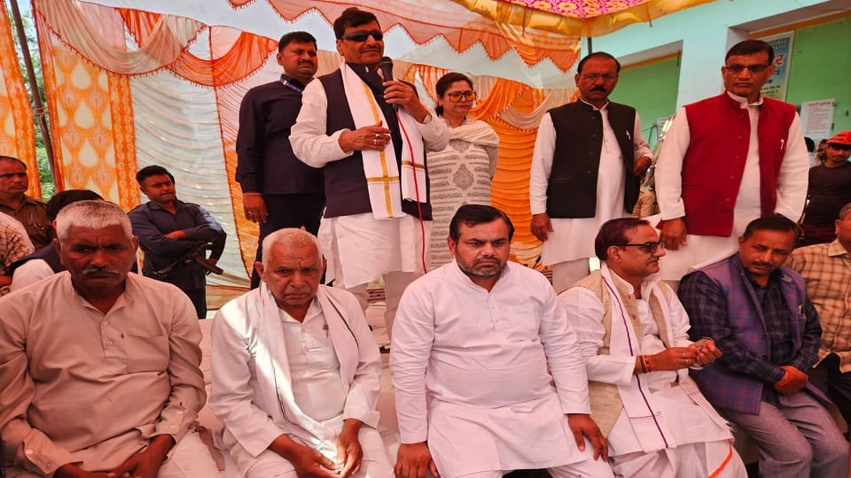 Sambhal: Shivpal said- BJP is trying to destroy the Constitution, appealed to the public to support