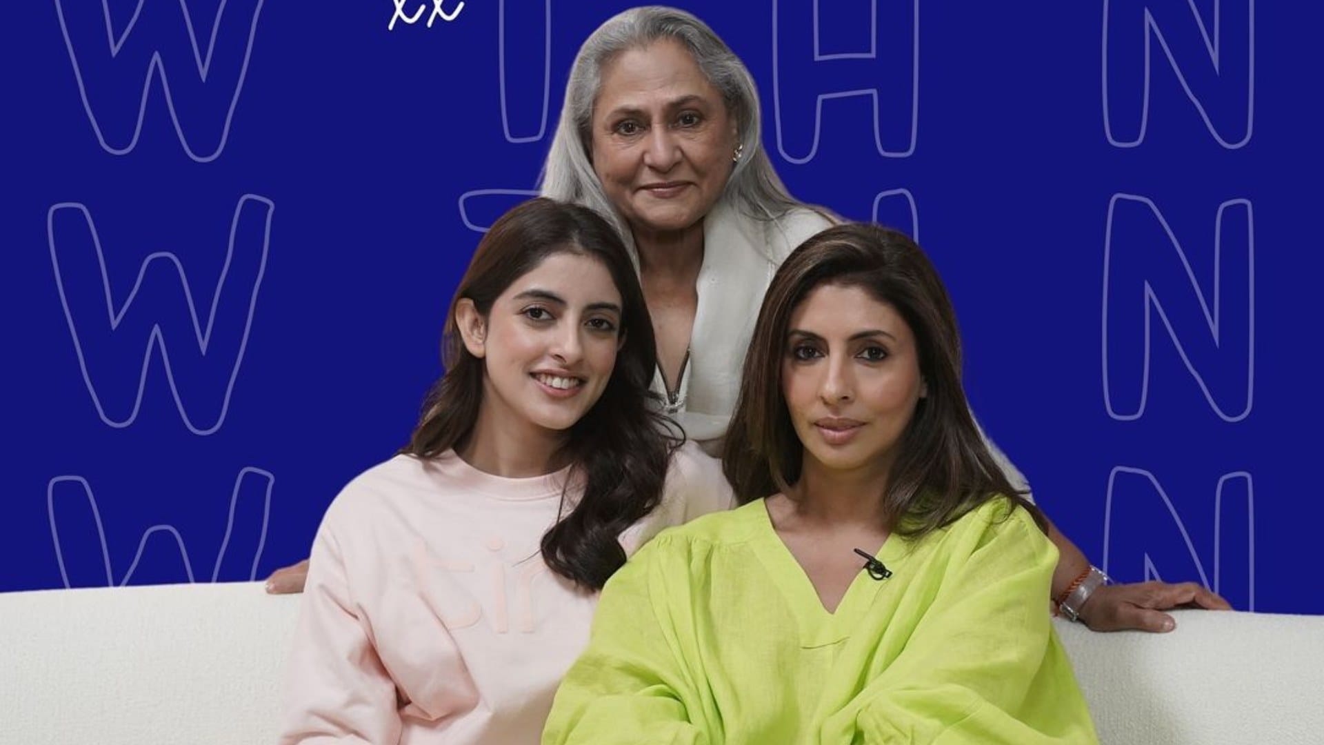 Jaya bachchan getting candid in the show What The Hell Navya said she loves bhaate bhaat Bengali comfort food