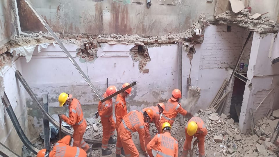 Delhi: Old building collapses in Welcome, two people killed