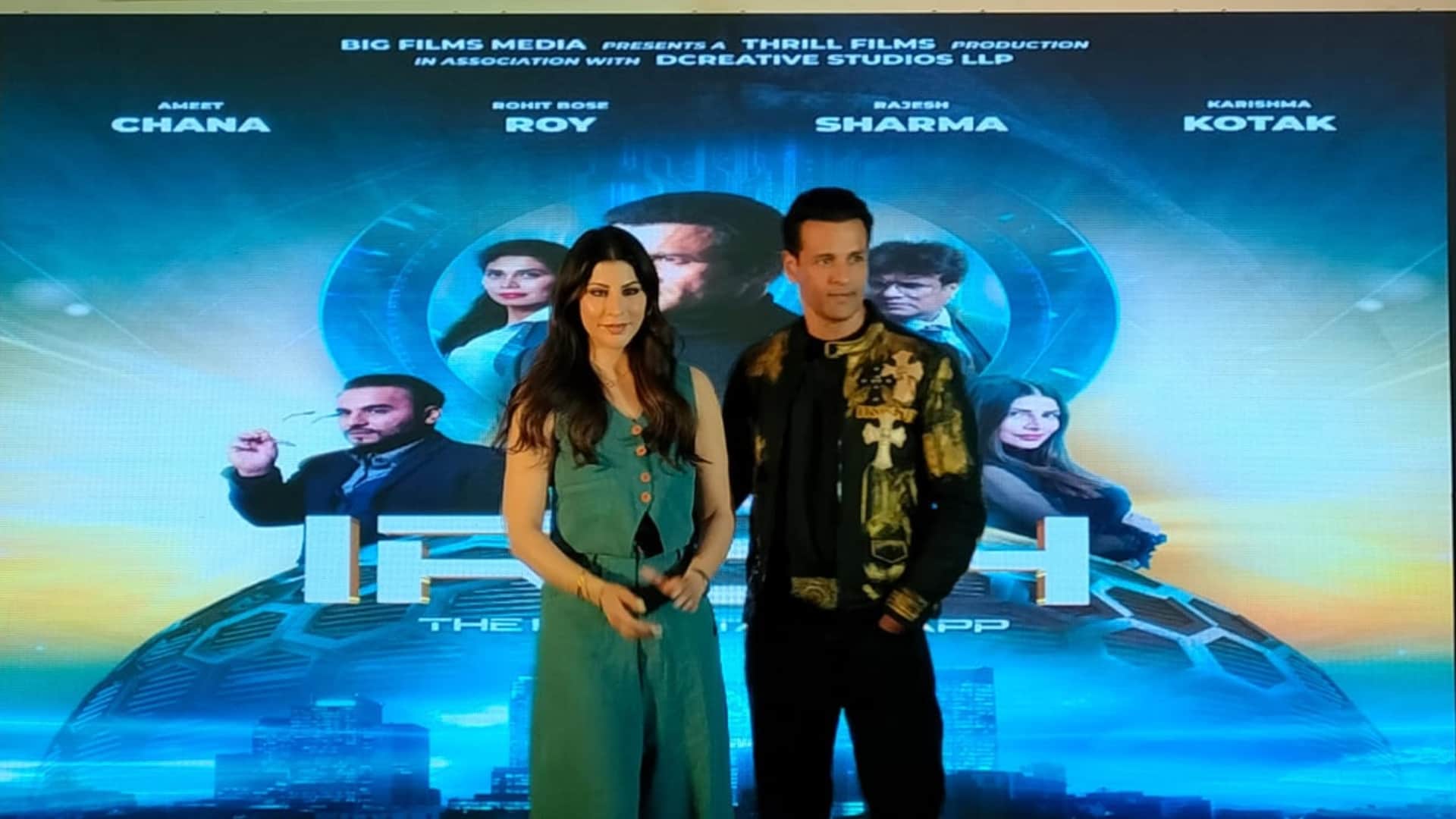 What is IRah Rohit Roy Karishma Kotak Rajesh Sharma sci fi film IRaH trailer launch based on AI technology