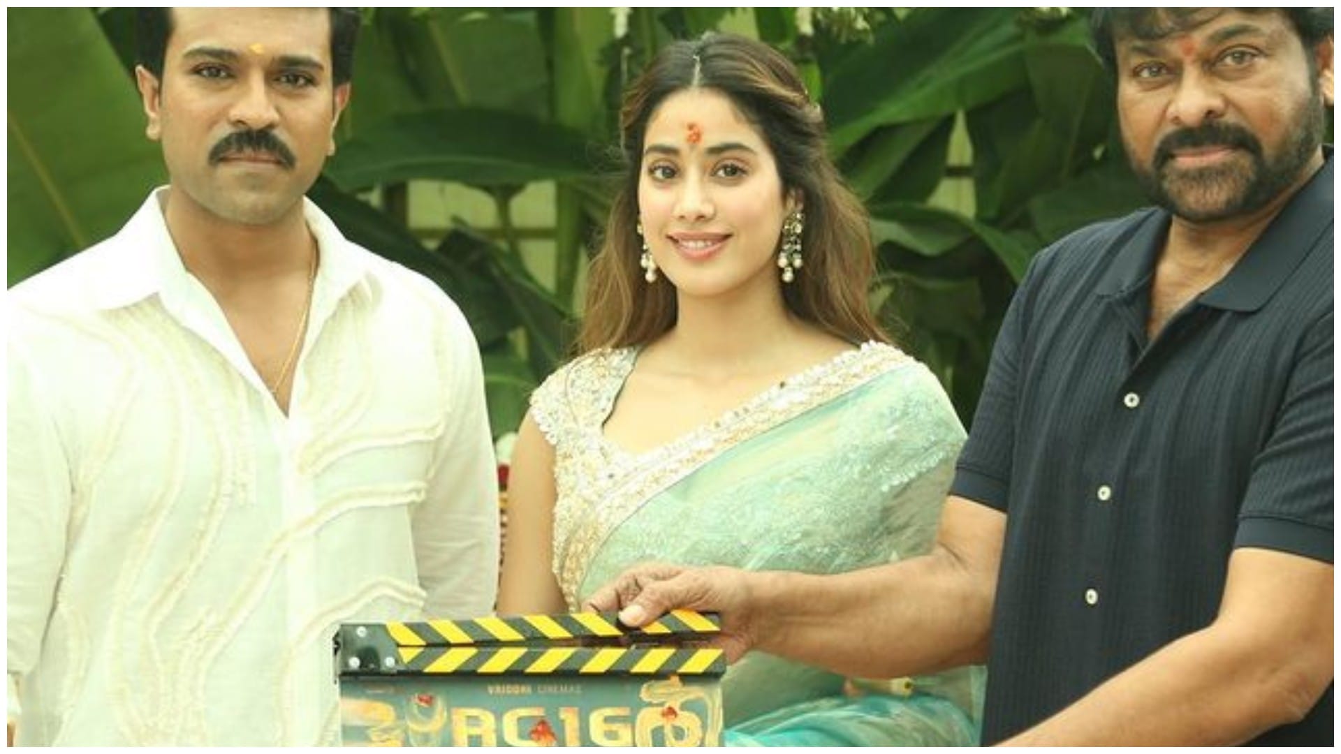 Ram Charan is Excited to Shooting with Janhvi Kapoor in RC 16 Shares Pics With Actress After Film Announcement