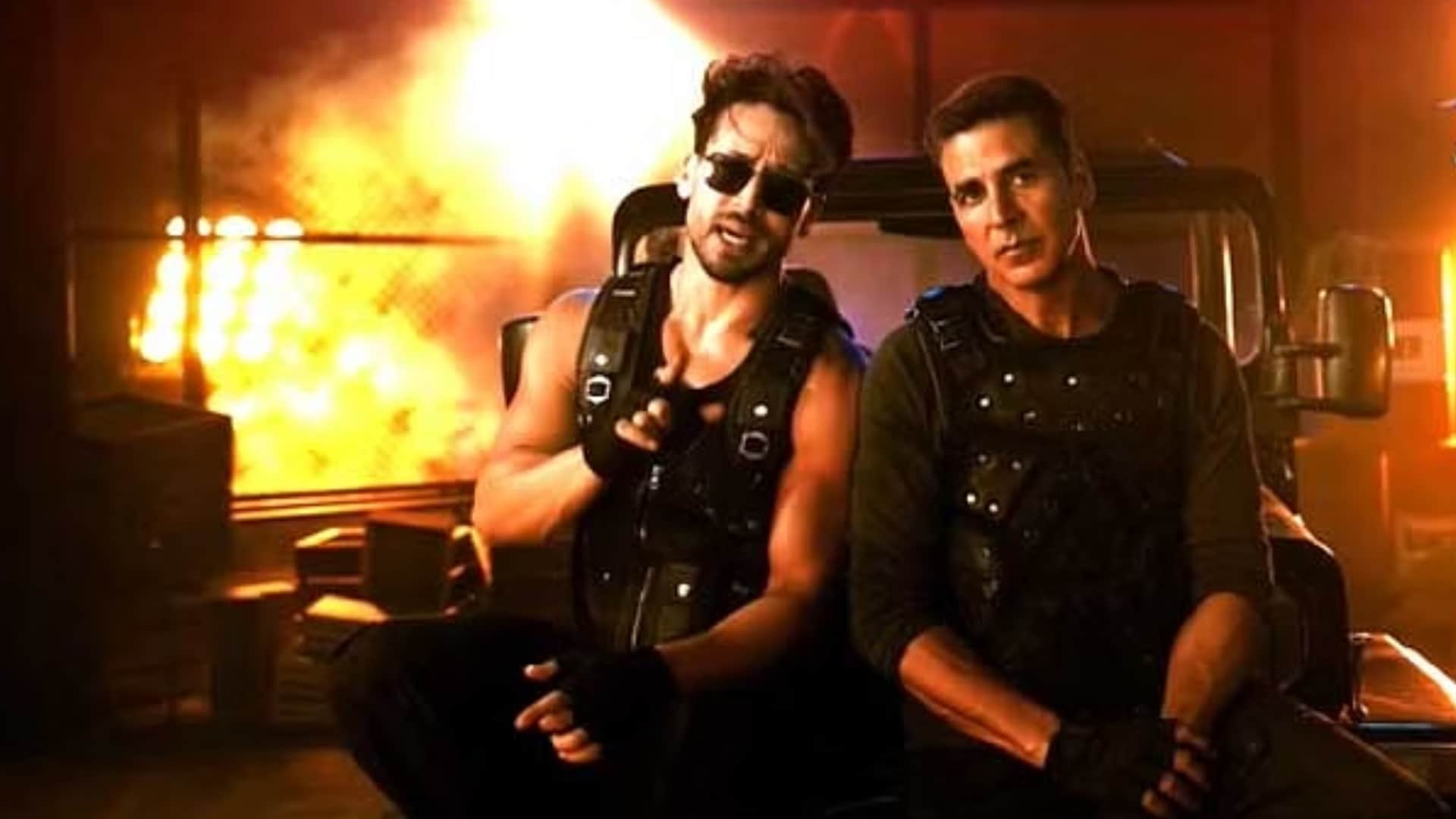 Bade Miyan Chote Miyan Stars akshay kumar tiger shroff performance at opening ceremony of IPL 2024 sonu nigam