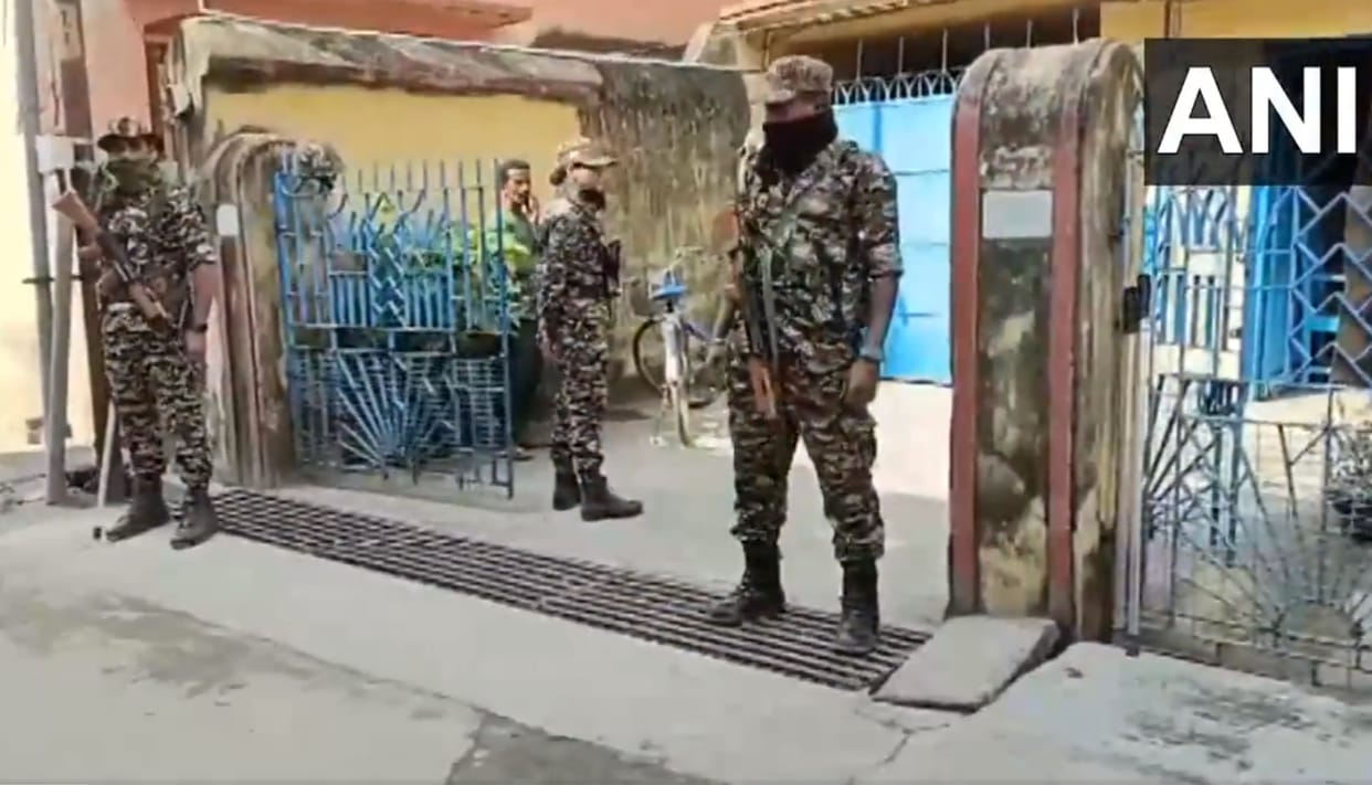 ED raid west bengal minister chandranath sinha residence in bolpur