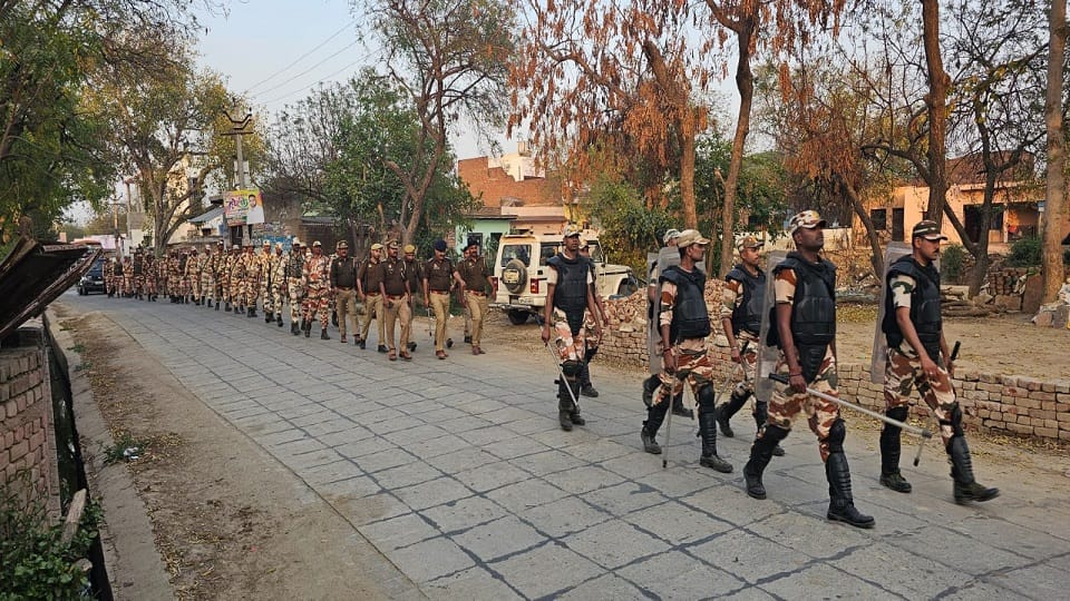 Lok Sabha elections-police-paramilitary forces alert on Holi
