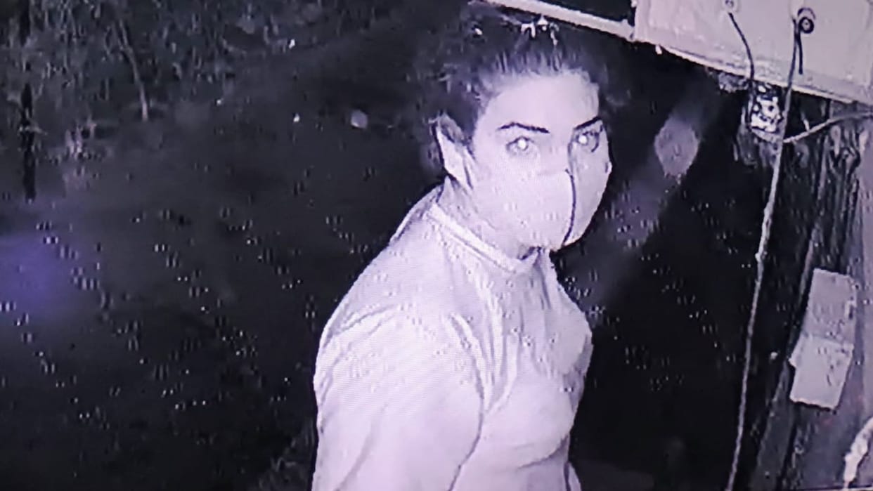 principal screamed when woman entered school in middle of the night with knife