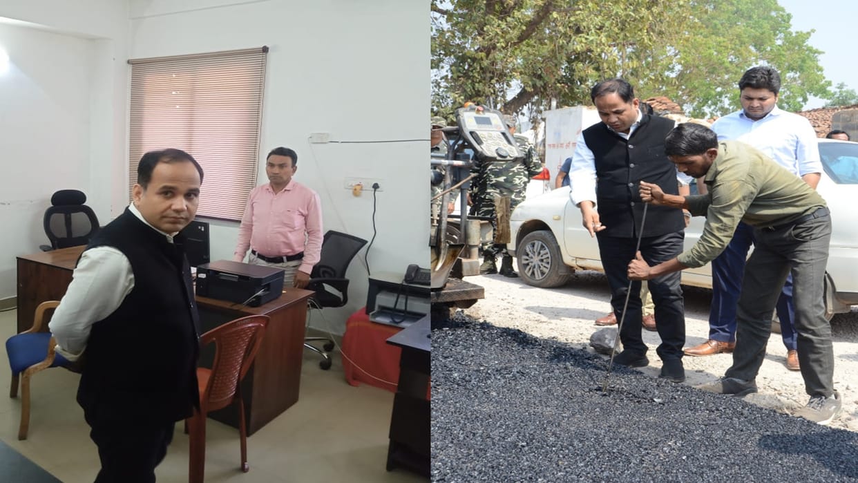 Raipur: Collector did surprise inspection of offices, show cause notice issued to many