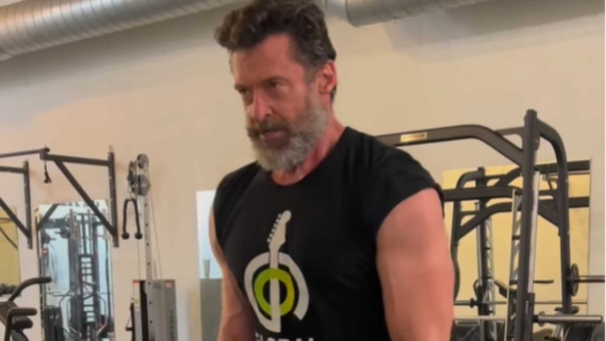 Hugh Jackman Workout Video he trains to become Wolverine again for Deadpool 3 post viral on social media