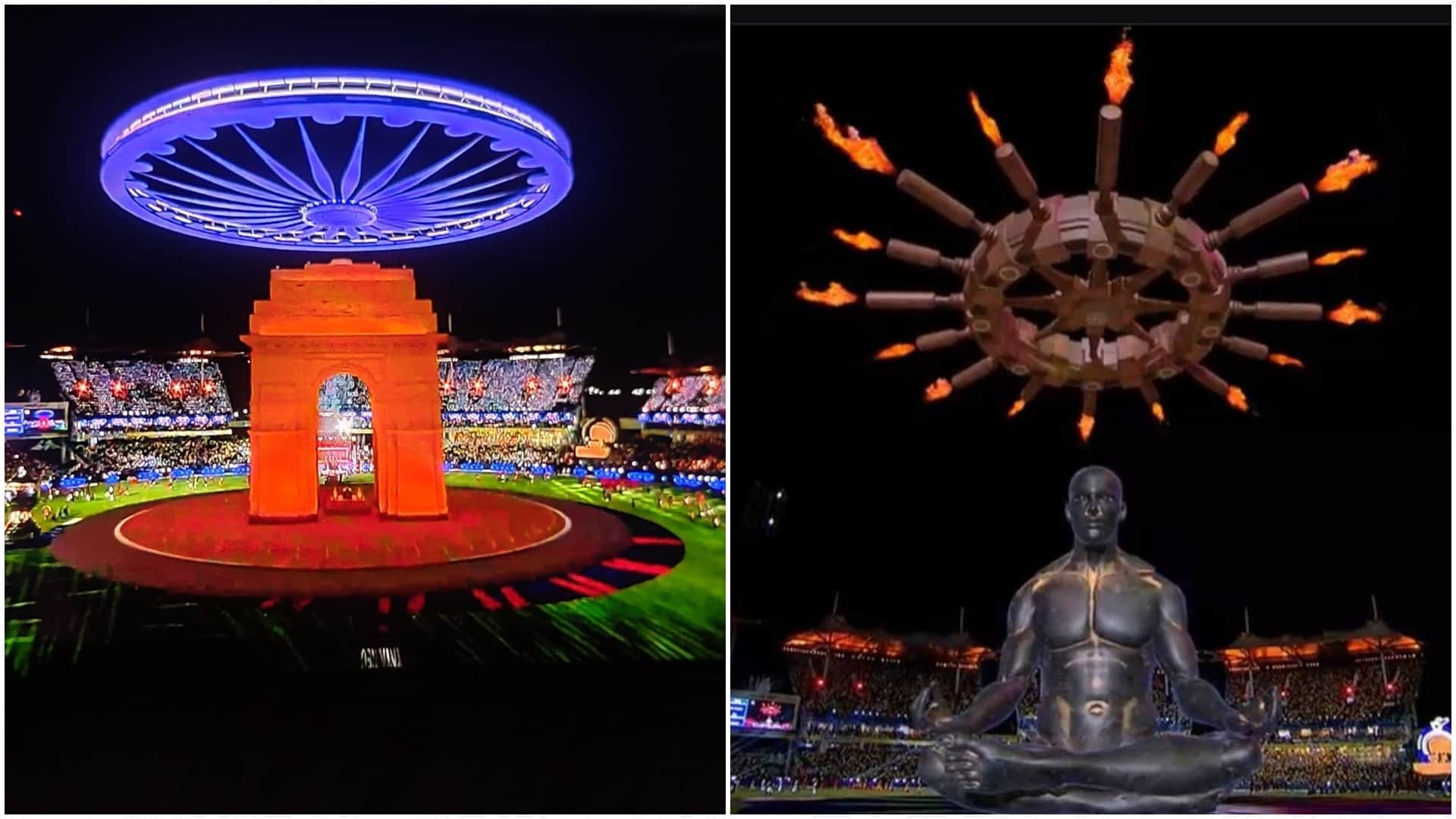 IPL 2024 Opening Ceremony Chandrayaan India Gate Theme Photos Performers Video Pictures