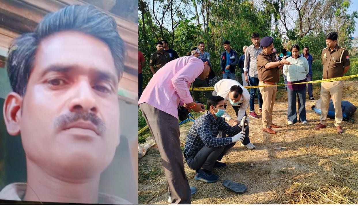 Former BDC murdered by beating him with a brick, dead body was lying in the field, two slippers found separate