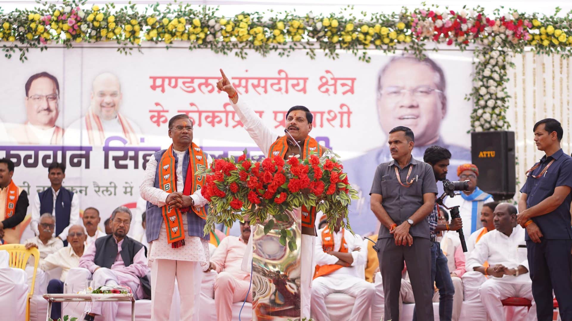 मंडला में संबोधित करते सीएम मोहन यादव