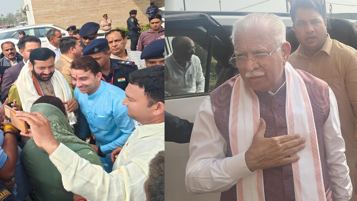 CM and former Chief Minister gave mantra of victory to workers In Sonipat