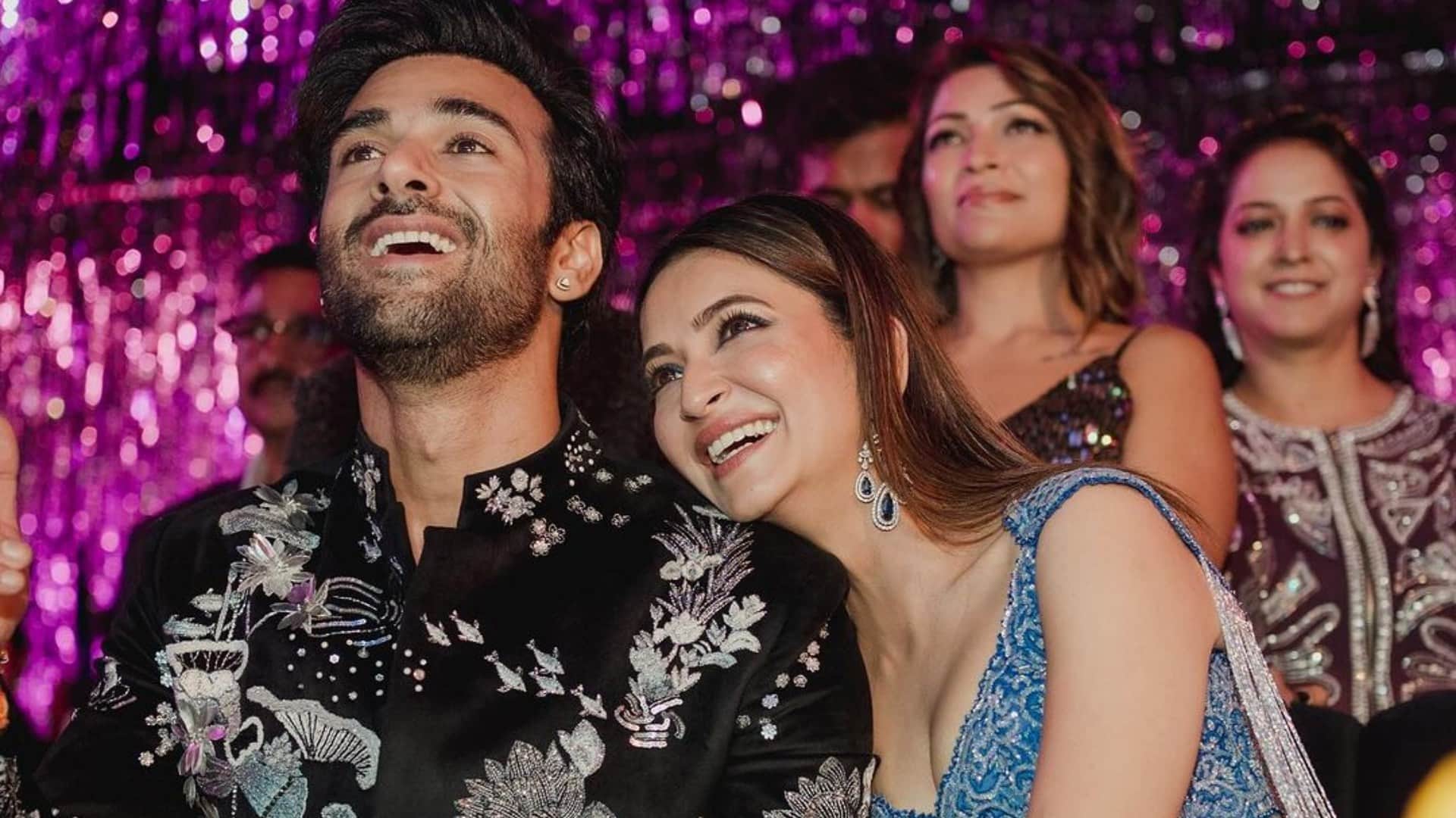 pulkit samrat shared sangeet night photo with kriti kharbanda click to see the unseen photos of their wedding