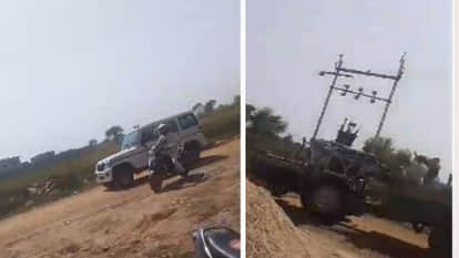 Dholpur News: The courage of gravel mafia is high, they pelted stones at the police who arrived to take action