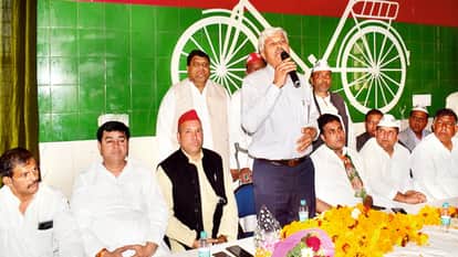 Meerut seat: SP candidate shouts for victory, senior leaders in Lucknow in hope of ticket