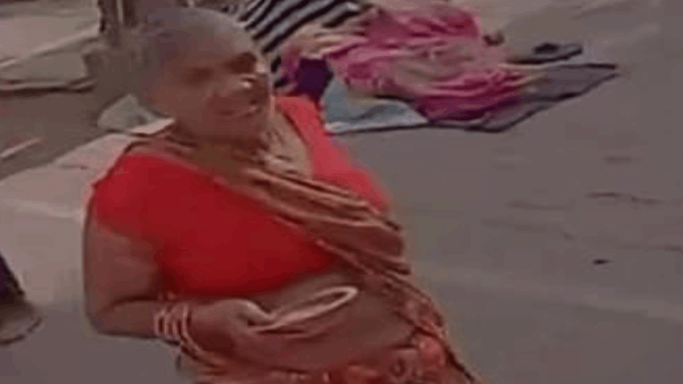 An elderly woman died after being hit by an unknown vehicle on the Agra-Delhi National Highway at night