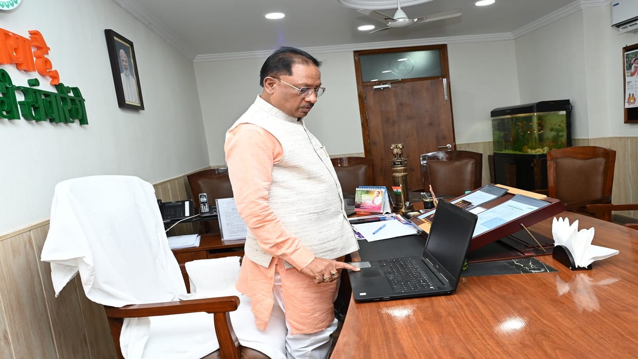 Chhattisgarh news: CM Vishnudeo Sai launched his YouTube channel on Holi
