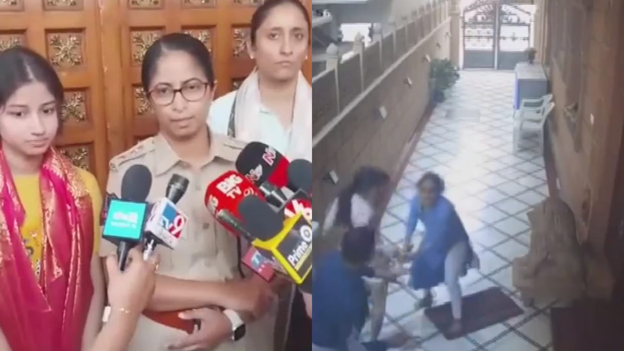 Woman daughter fight with robbers inside Hyderabad house thwart bid