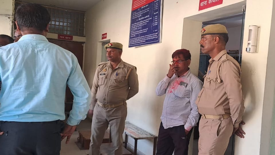 Irrigation department employees clash over applying gulal