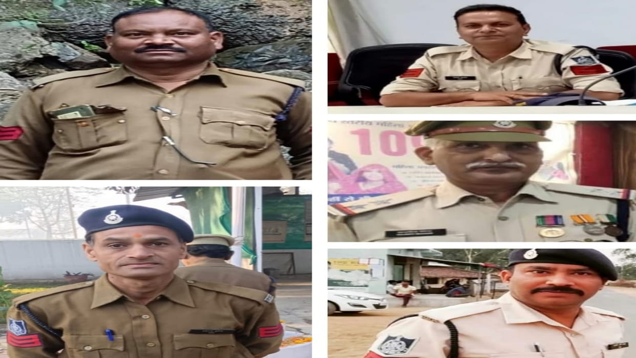 Shahdol News Six policemen received special and excellent service award