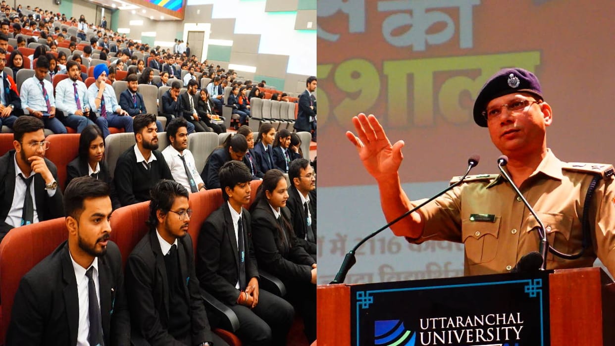 Police ki Pathshala organized by Amar Ujala Foundation taught law lessons to students Dehradun Uttarakhand