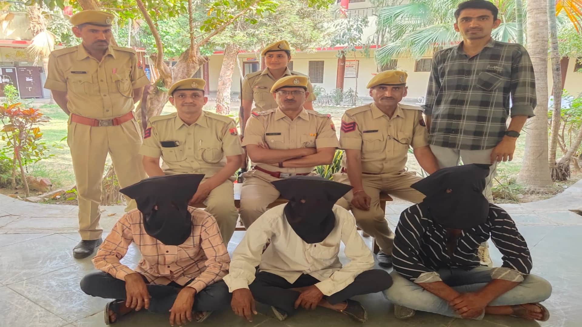 पकड़े गए आरोपी