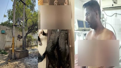 ट्रांसफार्मर में ब्लास्ट: तीन लोग बुरी तरह झुलसे, क्षेत्र में फैली दहशत; आगरा में फैक्टरी के सामने की घटना Transformer explodes in Agra three people get badly burnt due to hot oil splashing