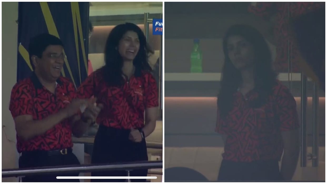 VIDEO: Kavya Maran jumped with joy on Klaasen six in 20th over, disappointed after 4 balls KKR vs SRH IPL 2024