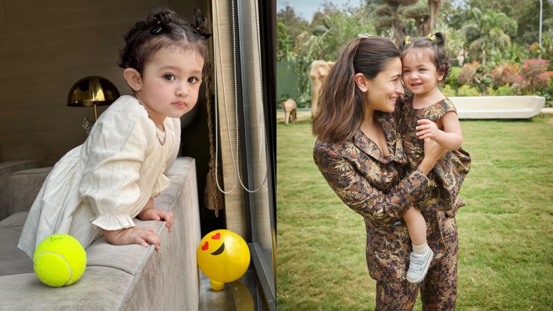 Atif Aslam daughter Haleema face is compared with Alia Bhatt daughter face Raha photos went viral on internet