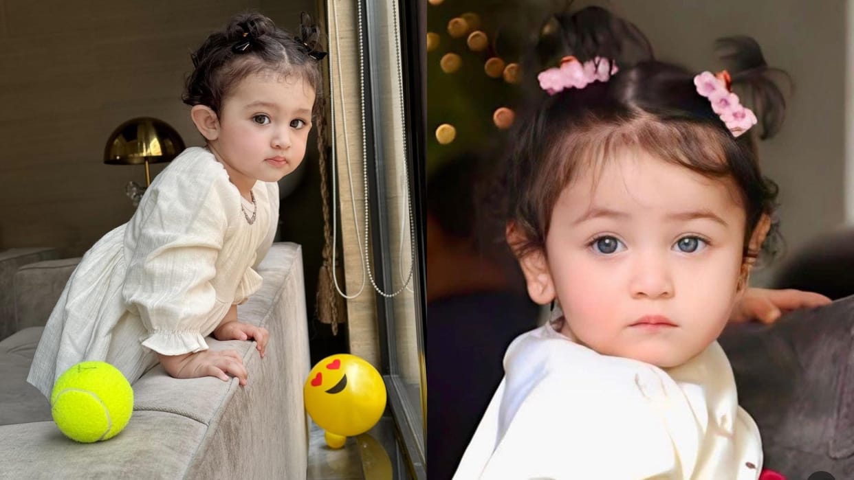 Atif Aslam daughter Haleema face is compared with Alia Bhatt daughter face Raha photos went viral on internet