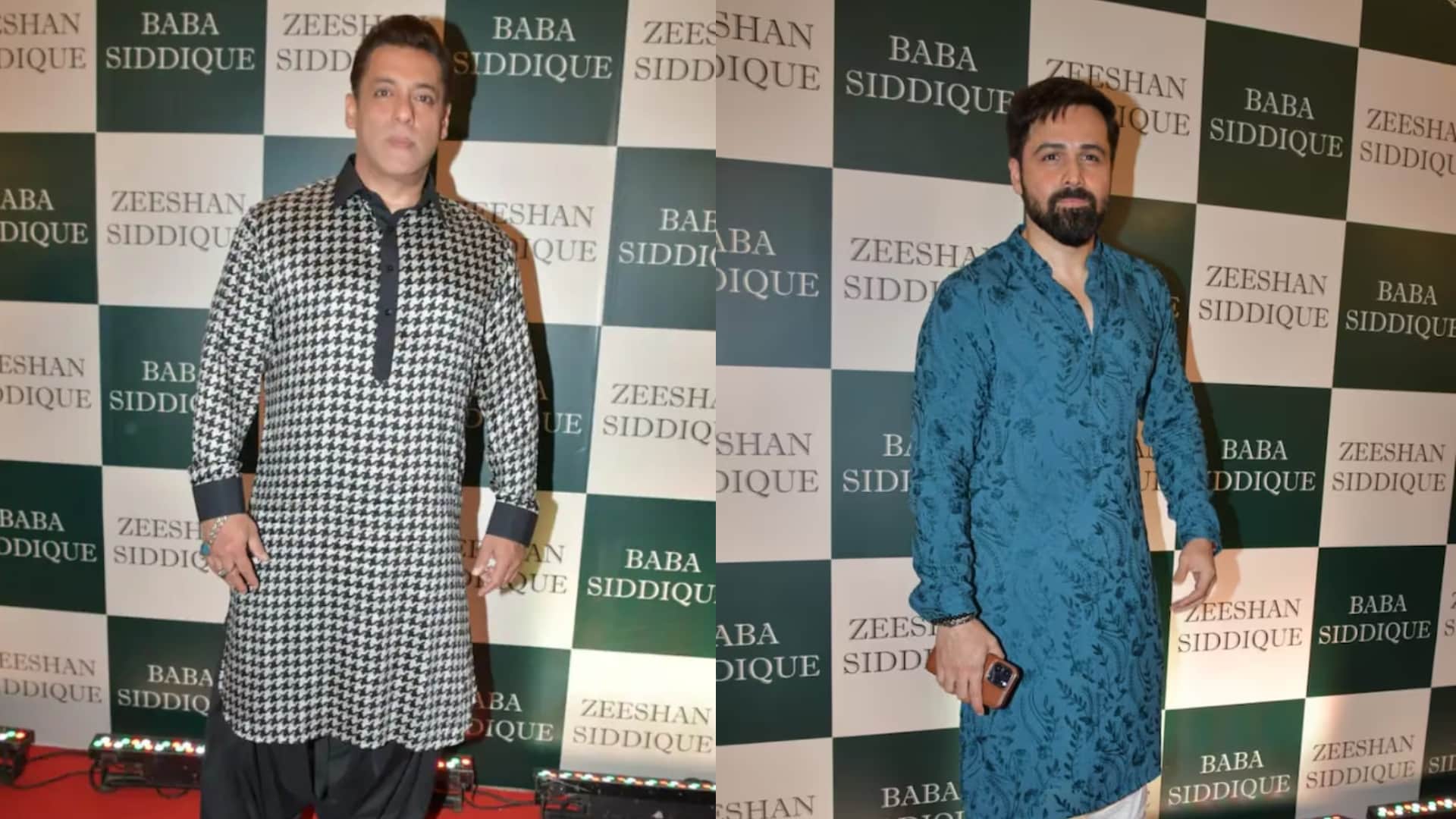 Baba Siddique Iftar party salman khan emraan hashmi vijay varma salim Madhur Bhandarkar Abbas Mustan arrive