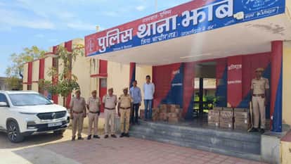 Jalore News: Police station Jhab seized 50 cartoons of illegal English liquor worth Rs 30 lakh.