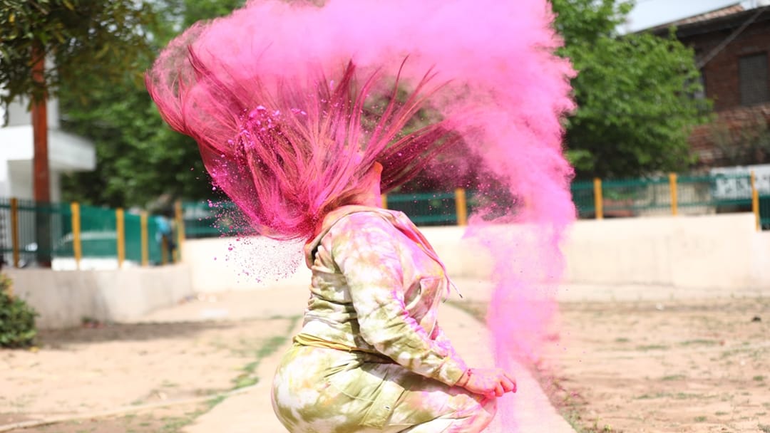 Jammu This time Holi in political colors masks sold color refill gun and color spray sold